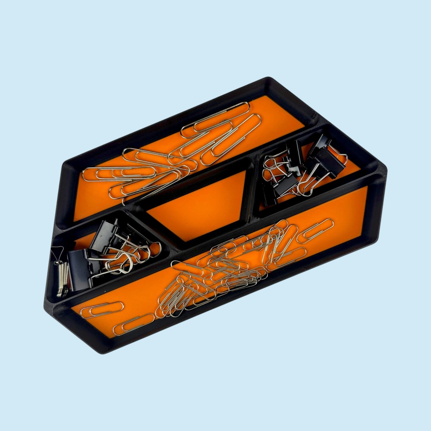 5 Bin Stackable Parts Tray - 2 Tool | Garage Organizer | Hobby Organizer | Desk Organizer | Hobby Tray | Workspace Organizer