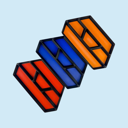 5 Bin Stackable Parts Tray - 2 Tool | Garage Organizer | Hobby Organizer | Desk Organizer | Hobby Tray | Workspace Organizer