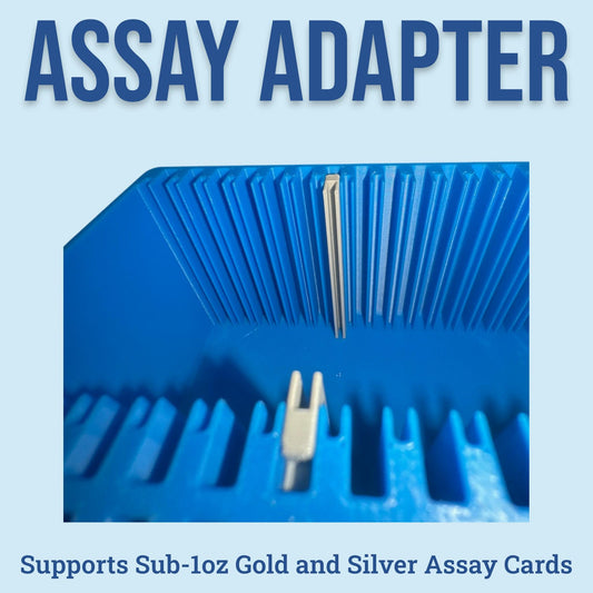 Precision Fit Adapter for Sub-1oz Gold Assay Cards – Add-on for 1oz Universal Assay Card Box