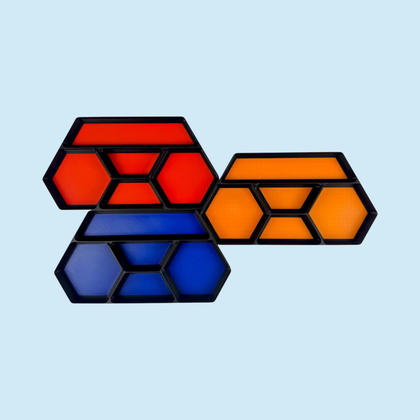 5 Bin Stackable Parts Tray - 1 Tool | Garage Organizer | Hobby Organizer | Desk Organizer | Hobby Tray | Workspace Organizer