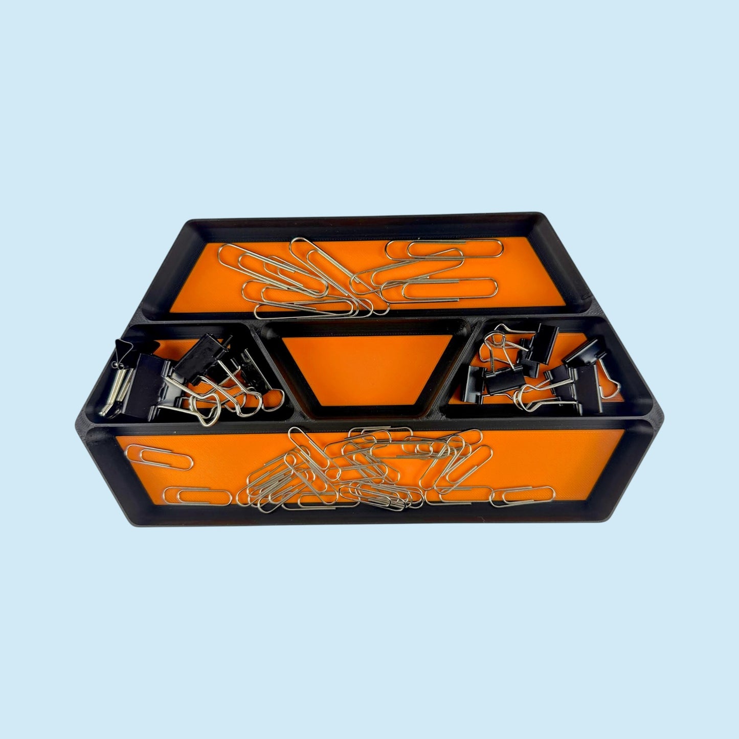 5 Bin Stackable Parts Tray - 2 Tool | Garage Organizer | Hobby Organizer | Desk Organizer | Hobby Tray | Workspace Organizer