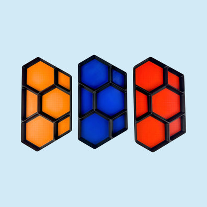 Six Bin Stackable Parts Tray | Garage Organizer | Hobby Organizer | Desk Organizer | Hobby Tray | Workspace Organizer