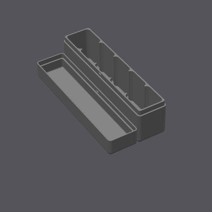 Mini Monster Box for US Mint 1oz Gold/Platinum Eagle & Buffalo Coin Tubes (1x5 Layout) | 5 US Mint Coin Tubes, 9 Color Options and Optional Custom Text