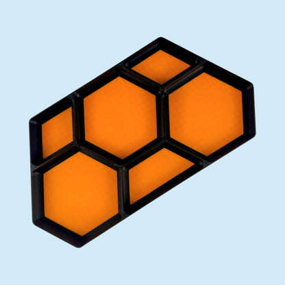 Six Bin Stackable Parts Tray | Garage Organizer | Hobby Organizer | Desk Organizer | Hobby Tray | Workspace Organizer