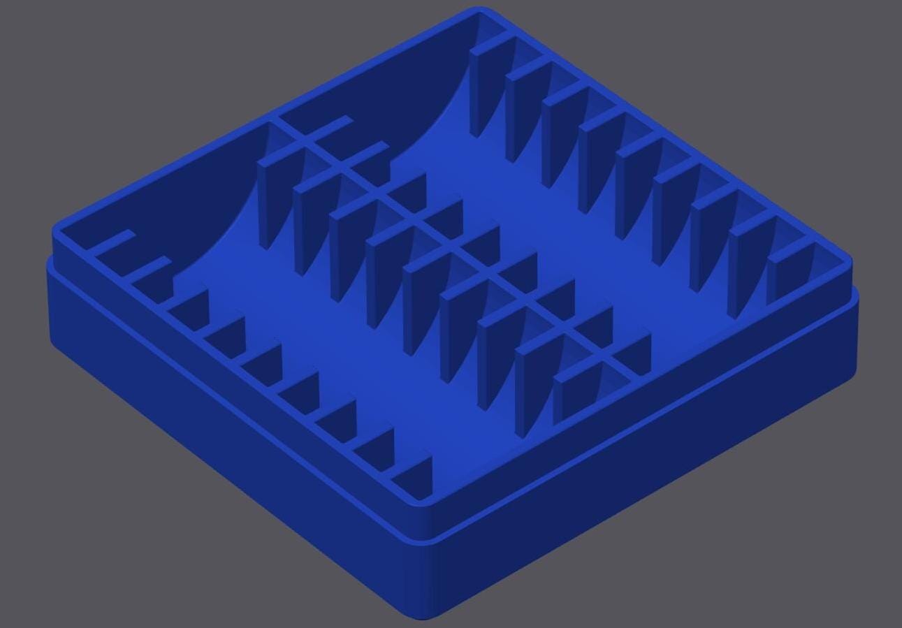 30 Coin Storage Box for 1 oz Silver Eagles in Capsules | 2x15 (2 rows of 15) | Fits 44mm-47mm Capsules | 9 Colors | Optional Custom Text