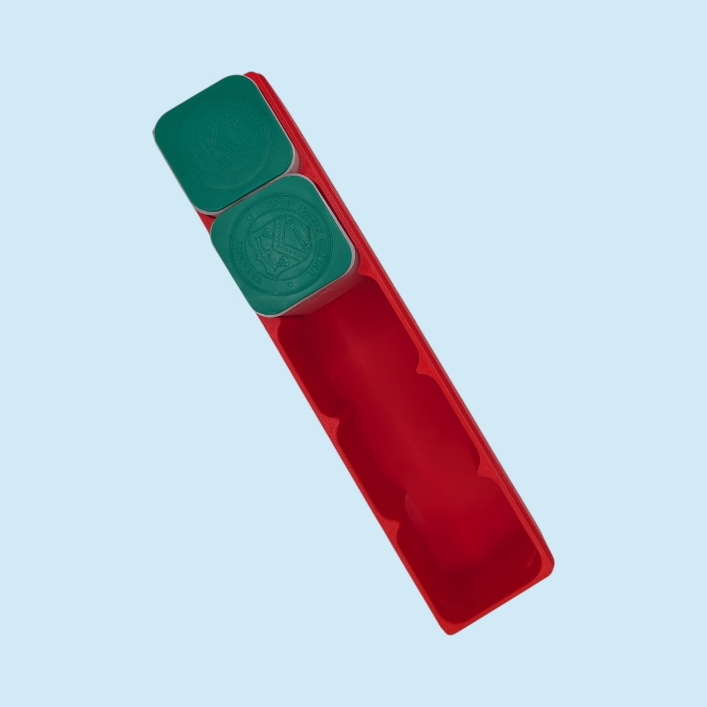 1oz Silver Eagle Mini Monster Box | 5 US Mint Coin Tubes | 9 colors options | 1 x 5 layout