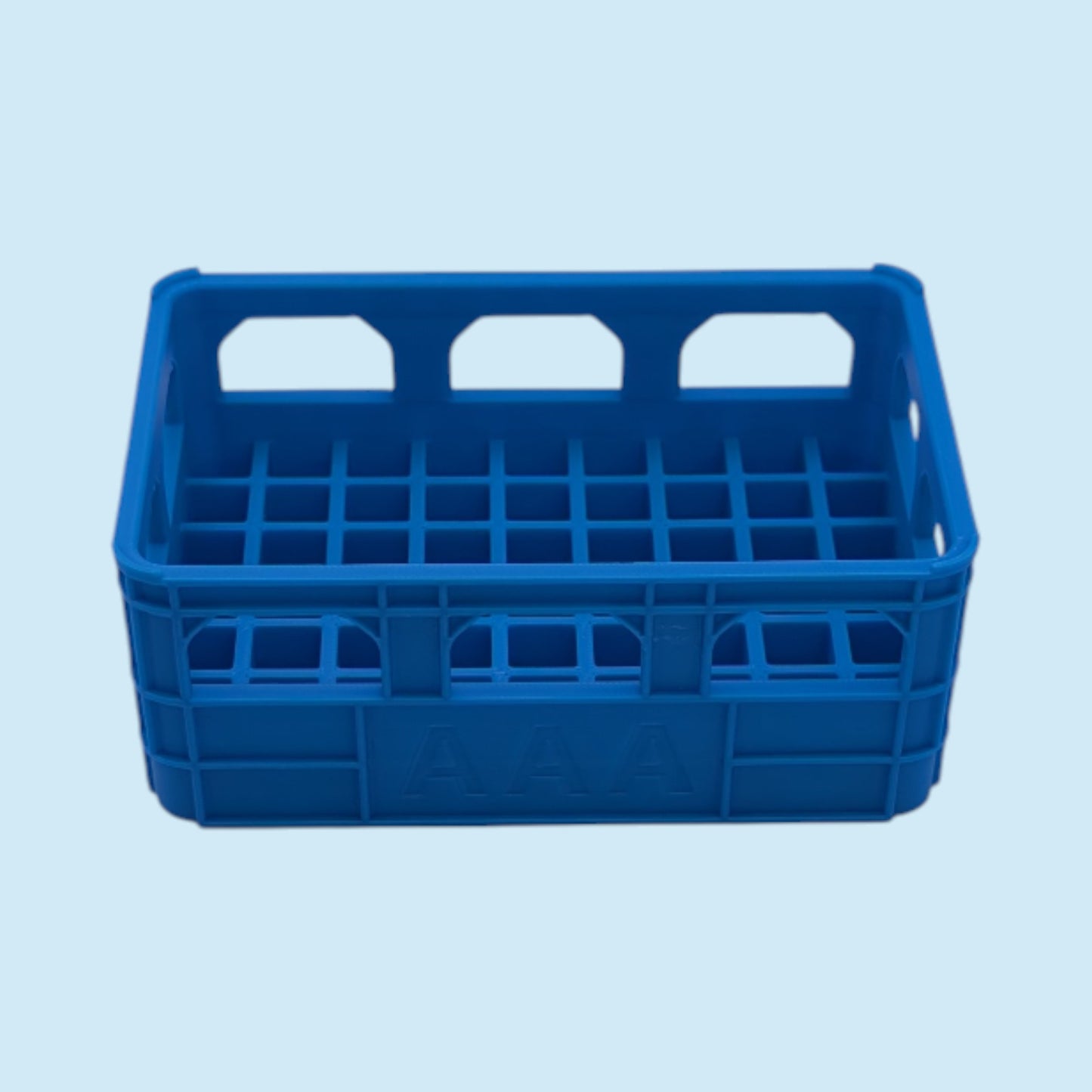 Large Crate Style Battery Storage | Battery Case for AAA, AA, 9v, 18650, 18500 | Organizer | Stackable | 3D Printed | Unique Gift