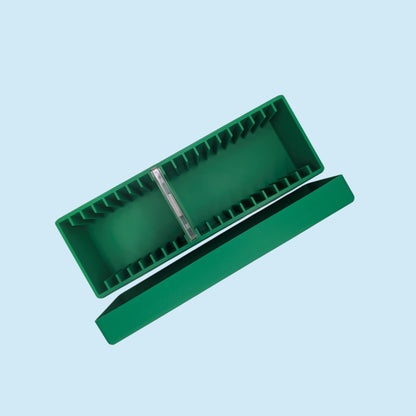 Premium Storage Box for Large Sized Geiger Edelmetalle Square Assay Silver Bars (20 Slots)