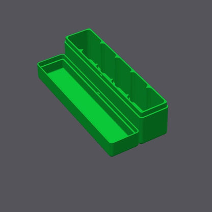 Mini Monster Box for US Mint 1oz Gold/Platinum Eagle & Buffalo Coin Tubes (1x5 Layout) | 5 US Mint Coin Tubes, 9 Color Options and Optional Custom Text