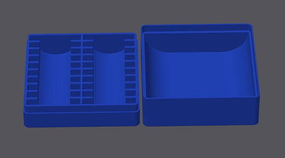 30 Coin Storage Box for 1 oz Silver Eagles in Capsules | 2x15 (2 rows of 15) | Fits 44mm-47mm Capsules | 9 Colors | Optional Custom Text