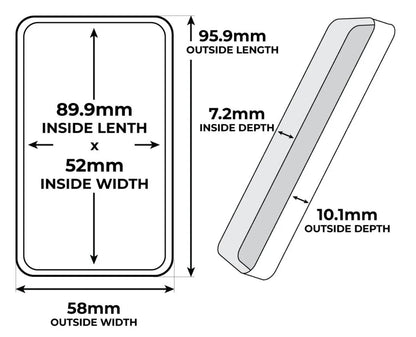 10oz Silver Bar Storage Box: Holds 15 Air-Tite Capsules, 9 Color Options and Optional Custom Text