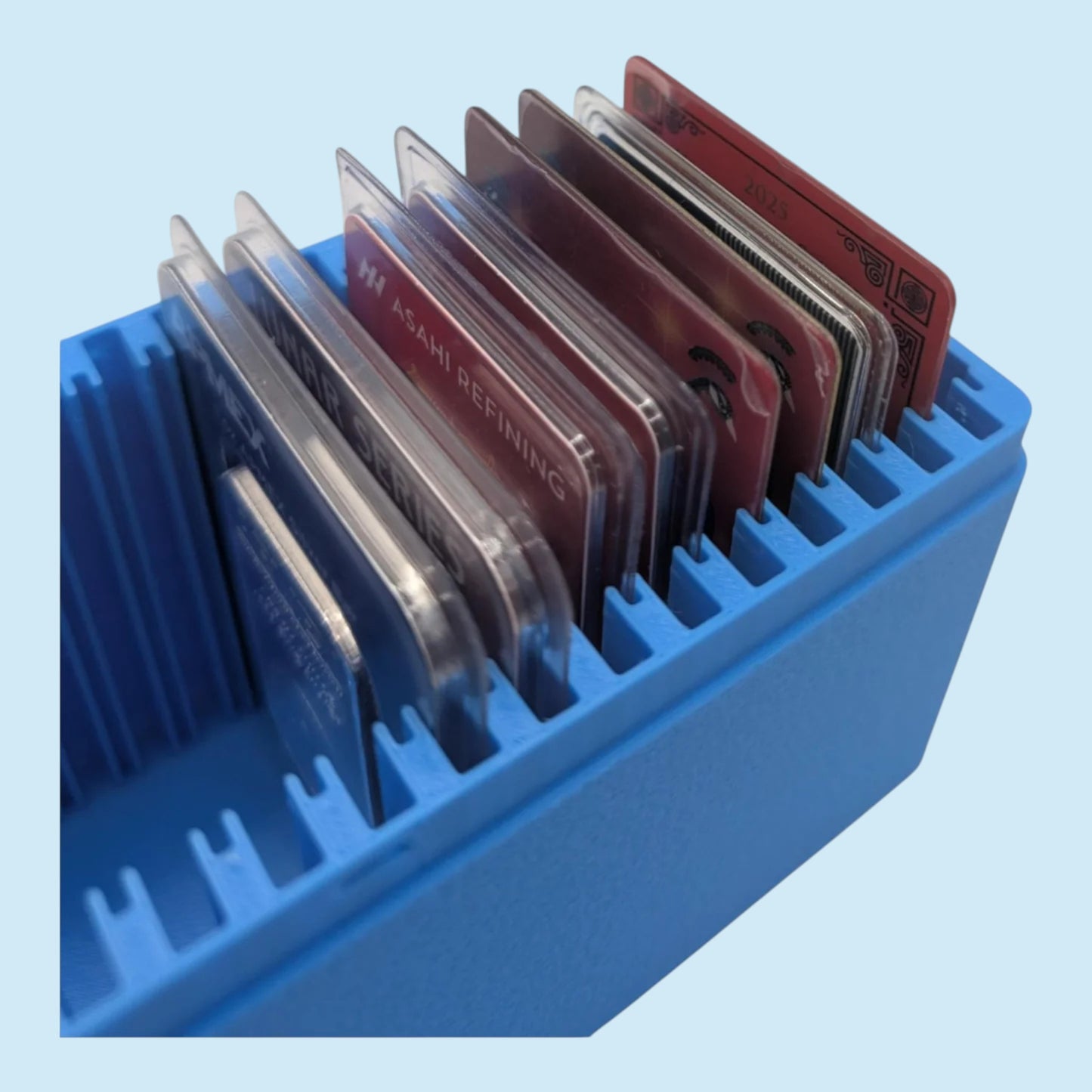 1 oz Gold and Silver Bar Assay Card Case | Holds 20 Common Assay Cards | 9 colors to choose from | Optional Customizable Text on lid