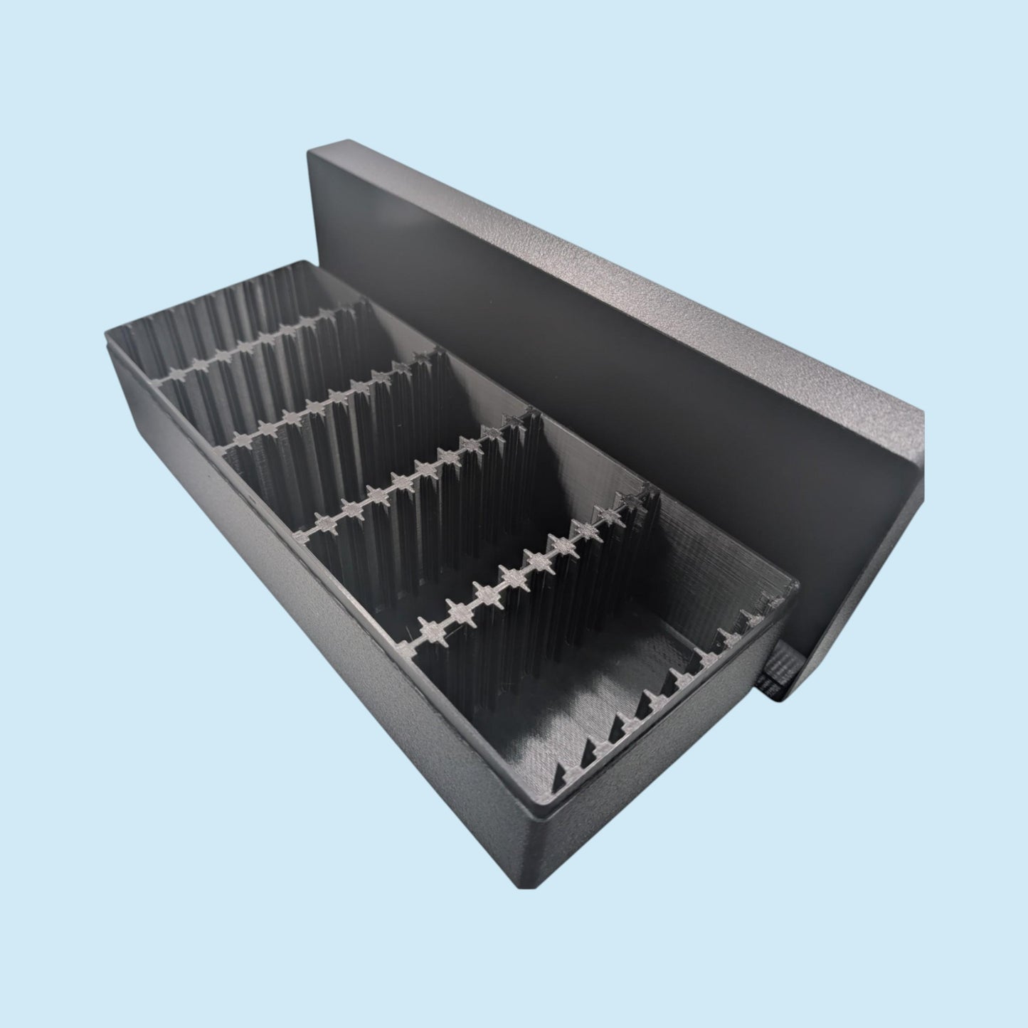 Graded Coin Storage Box | 50 Certified NGC and PCGS 1oz Silver Dollar Slabs | 5x10 Layout | 9 Color Options | Optional Customized Text