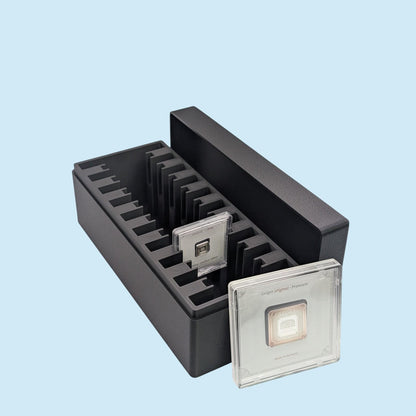 Geiger Edelmetalle Square Bar Box - 20 Slot Combo - Large & Small Capsule