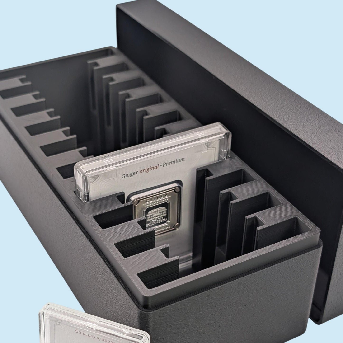 Geiger Edelmetalle Square Bar Box - 20 Slot Combo - Large & Small Capsule